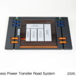 Honda road-embedded wireless EV charging unit