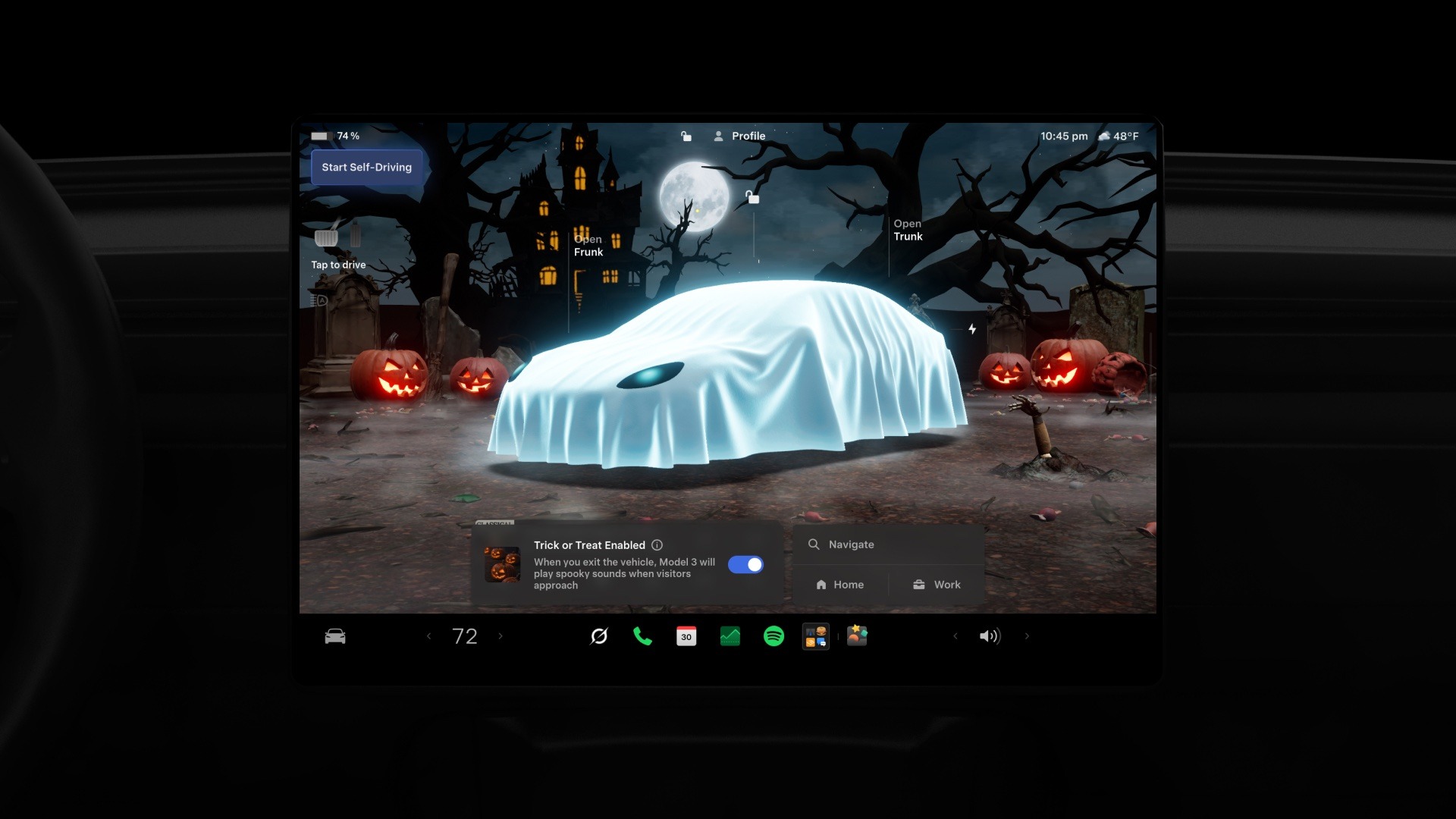 Tesla Halloween Mode Rolls Out in Software Update 2026.38.3